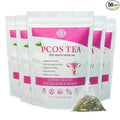 Laicuherb Organic PCOS Herbal Tea for Hormone & Menstrual Balance, PCOS Spearmint Tea Supports Women Fertility Health, Natural PCOS Tea with Nettle Leaf & Lemongrass, Pack of 5