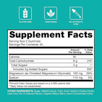 Qunol Magnesium Glycinate Gummies, 120mg of Magnesium Glycinate, High Absorption, Mixed Berry, 90 Count (Pack of 1)