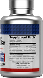 tnvitamins Glucosamine Chondroitin MSM Capsules, 240 Count | 4,000 mg Per Serving | 2,000 mg Glucosamine Sulfate 2KCl + 2,000 mg MSM & Chondroitin Blend | Joint Support Supplement