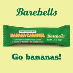 Barebells Soft Protein Bars Banana Caramel - 12 Bars (1 pack of 12) - Protein Snacks with 16g of High Protein - Fluffy Chocolate Treat with 2g of Total Sugars - Soft Protein Snack & Breakfast Bars