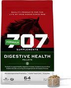 Formula 707 Digestive Health Equine Supplement, 4lb Bag – Probiotics, Prebiotics and Digestive Enzymes for Horses