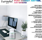 ENERGYAID Antioxidant Energy Support Supplement with Vitamin B6, Green Tea & CoQ10 – Supports Physical Stamina, Focus & Mental Clarity – 120 Vegetarian Capsules, Made in USA
