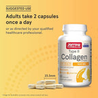 Jarrow Formulas® Type II Collagen Complex 1000 mg Supplements, Supports Skin and Joint Health, 60 Capsules, 30 Day Supply