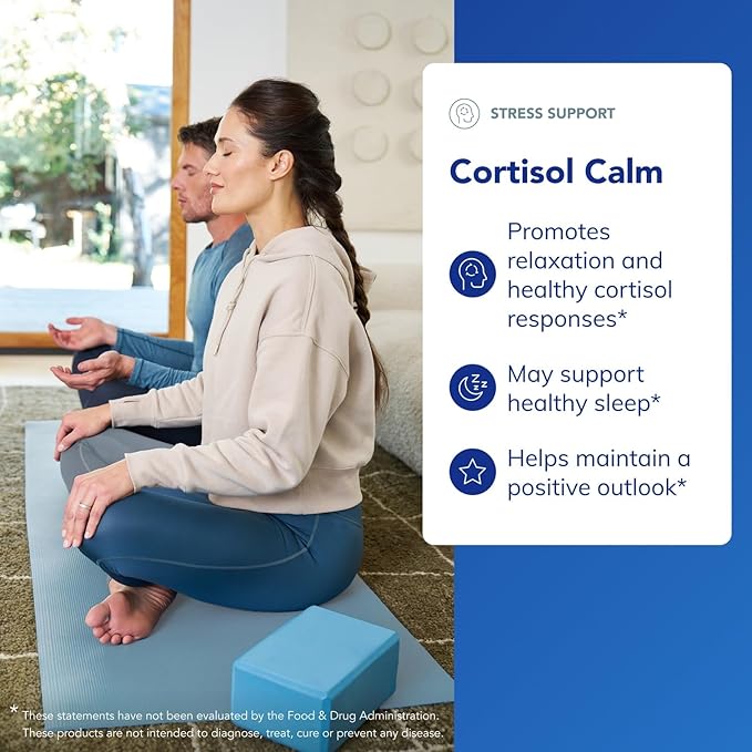 Pure Encapsulations Cortisol Calm - Supports Cortisol Health & Relaxation - Contains Ashwagandha & L-Theanine - Restful Sleep - 120 Capsules