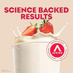 Atkins Strawberry Flavored Protein Shake, High Protein, Low Glycemic, Low Sugar and Low Carb, Keto Friendly, Gluten Free, 12 Count