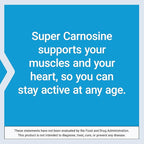 Life Extension Super Carnosine, L-carnosine, Luteolin, Vitamin B1, Muscle Support, Exercise Recovery, Heart Health, Gluten-Free, Non-GMO, Vegetarian, 60 Capsules