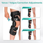 OA Unloader Knee Brace, Support for Arthritis Pain, Osteoarthritis, Cartilage Defect Repair, Avascular Necrosis, Bone on Bone Knee Joint Pain and Degeneration Medial Inside (Right Leg)