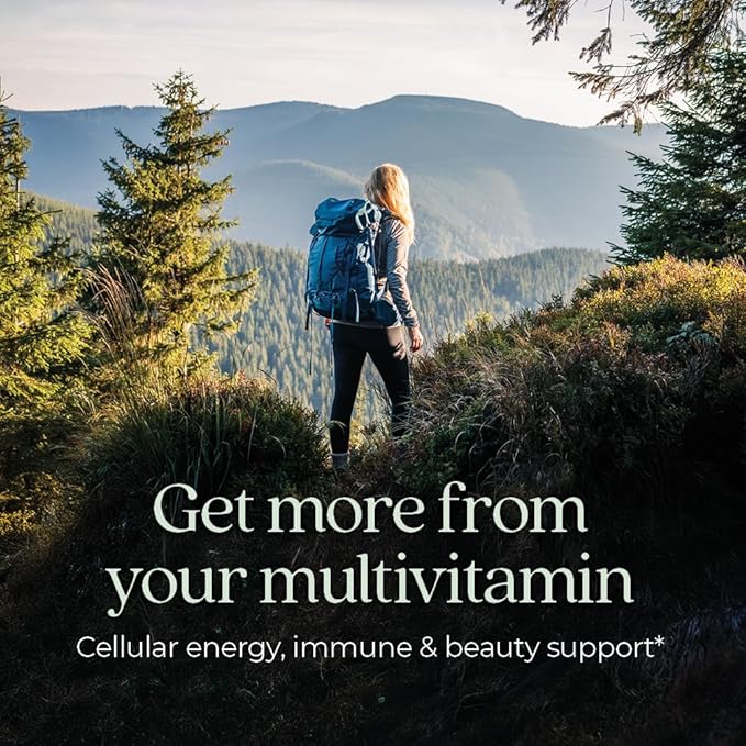 New Chapter Women’s Multivitamin, Iron, B6, B12, Biotin for Hair Growth, D3, VIT C, Zinc for Immune & Stress Support, Gentle on an Empty Stomach, One Daily, Non-GMO, Gluten-Free, 18+, 48 Tablets