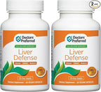 DOCTORS' PREFERRED Liver Defense with Milk Thistle | 60 Capsules (Pack of 2)