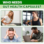 Gut Health Supplement with Prebiotics, Postbiotics & Probiotics for Digestive Health for Women & Men, 80 Billion CFU Probiotics for Gut and Digestion, Immune Support, 90 Capsules