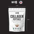Bovine Collagen Peptides Powder Hydrolyzed Type I & III Protein, Grass-Fed Pasture-Raised Source, Unflavored Collagen Supplement Paleo-Friendly For Active Lifestyles & Wellness Non-GMO,1.16 lb (525g)