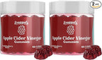 Droppels Apple Cider Vinegar Gummies 1000mg with Beet Root & Pomegranate | Non-GMO, Vegan-Friendly, Gluten Free | Supports Digestion, Metabolism, Energy & Immune Health | Raspberry Flavor
