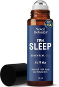 Zen Sleep Essential Oil Roll-On 10 ml - Calming Blend for Serenity & Deep Sleep with Lavender, Rosemary - Easy-to-Use Roller Ball - Nexon Botanics