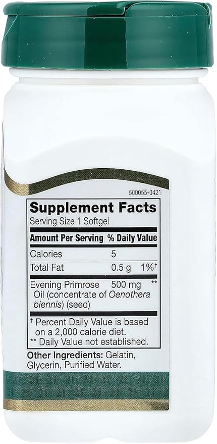 Evening Primrose Oil 500mg, 60 SOFTGELS