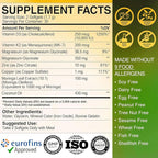 KEY ELEMENTS D3 K2 Vitamin 10,000 IU with Magnesium Glycinate 350mg, Zinc and Moringa - Bone & Immune Support - Vitamin D with K2 MK-7 200mcg - Non-GMO, Gluten-Free Softgels