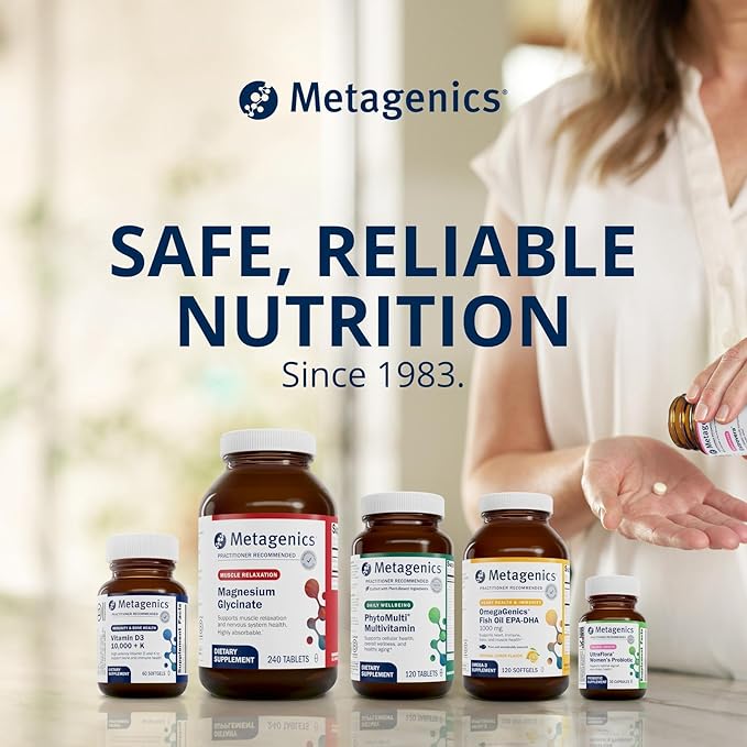 Metagenics UltraFlora Complete Women's Probiotic - Shelf-Stable 5-in-1 Multi-Benefit Formula for Digestive, Immune, Vaginal, Urogenital & Microbiome Health* - 30 Capsules