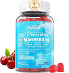 Magnesium Complex Gummies 400mg | as 8 Forms of Magnesium Glycinate, Malate, Citrate, Taurate, Oxide & More | w/Ashwagandha Extract, D3 & B12 Supports for Calm, Zzz, Mood - Vegan 60Cts