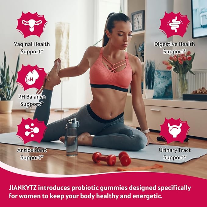 (2 Pack) Sugar Free Premium Feminine Balance Gummies for Women - Vaginal Health, Antioxidant, Digestive Health, PH Balance Support, Vaginal Probiotics for Women Gummies, Max Absorption