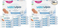 WaterWipes Sensitive+ Newborn & Baby Wipes,3-In-1 Cleans,Cares,Protects,99.9% Water,Unscented & Hypoallergenic,1440 Total,60 Count (Pack of 24)