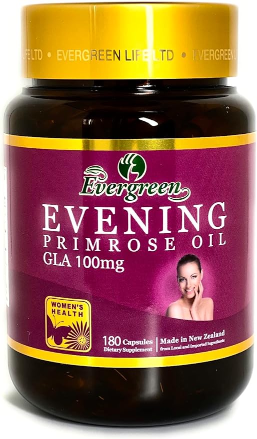 Evergreen Evening Primrose Oil 180 Capsule Made in Newzealand