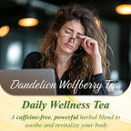 WT WEETEE Dandelion Wolfberry Tea Bags 200g 60-80 Cup, 7 Natural Herbal Ingredients Goji Berry Chrysanthemum Cassia Seed, Wolfberry & Dandelion Herbal Tea