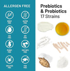 NatureWise Probiotics 60 Billion CFU - 17 Strains + Organic Prebiotics - Immune, Digestive & Gut Health Support for Women & Men - Vegetarian, Gluten-Free, Non-GMO - 30 Capsules[1-Month Supply]