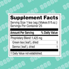 HYLEYS Slim Tea Blueberry Flavor - Weight Loss Herbal Supplement Cleanse and Detox - 25 Tea Bags (6 Pack)