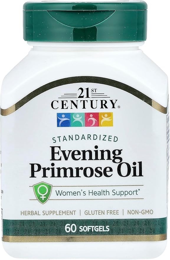 21st Century Evening Primrose Oil Softgels, 60 Count
