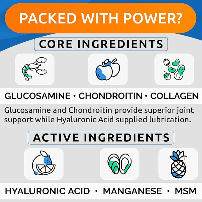 BARK&SPARK Liquid Glucosamine for Dogs w/Collagen (32 OZ) Advanced Mobility Joint Supplement for Dogs - Advanced Formula w/Chondroitin, MSM - Hip & Joint + Skin & Coat Care - Made in USA