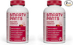 SmartyPants Multivitamin Gummy for Women 50 and Over: Omega 3 Fish Oil (EPA/DHA),Methylfolate,CoQ10,Vitamin D3,C,Vitamin B12,B6,A,K & Zinc,Biotin,Gluten Free,(30 Day Supply),120 Count (Pack of 2)