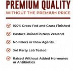 Left Coast Performance Grass Fed Beef Heart and Liver Supplement – Pasture-Raised in New Zealand, No Fillers or Flow Agents – Natural CoQ10 & Iron Support - Beef Organ Supplement – 180 Capsules