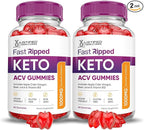Justified Laboratories (2 Pack Fast Ripped Keto ACV Apple Cider Vinegar Formulated with Pomegranate Beet Juice Powder B12 Vegan Non GMO 120 Gummies