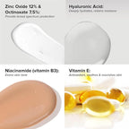 DRMTLGY Anti-Aging Tinted Moisturizer with SPF 46. Universal Tint. All-In-One Light Coverage Dewy Tinted Face Sunscreen with Broad Spectrum Protection Against UVA and UVB Rays. 1.7 oz, 2 pack