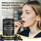 Shilajit Gummies: Pure Shilajit Himalayan Rich in Ashwagandha Gaulshura Fulvic Acid 85 Micronutrients Suitable for Men and Women No Added Sugar