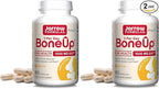 Jarrow Formulas BoneUp Three Per Day for Bone Density and Skeletal Nutrition, Includes Vitamin D3, K2 (as MK-7) and Calcium, 180 Capsules, 60 Day Supply, (Pack of 2)
