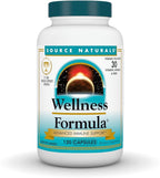 Source Naturals Wellness Formula Bio-Aligned Vitamins & Herbal Defense for Advanced Immune Support* - Dietary Supplement & Immunity Booster - 120 Capsules