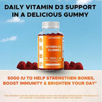 Vitamatic Vitamin D3 Gummies – 5000 IU Per Gummy – 60 Gummies