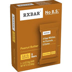 RXBAR Protein Bars, 12g Protein, Gluten Free Snacks, Peanut Butter (6 Boxes, 30 Bars)