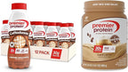 Coffee Lovers Bundle: Premier Protein Caramel Macchiato Protein Shake + Café Latte Protein Powder
