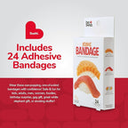 BioSwiss Bandages, Sushi Shaped Self Adhesive Bandage Set, Latex Free, Sterile Wound Care, 24 Count