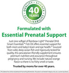 Rainbow Light Prenatal DHA Vitamins for Women | 180 Softgels | Ultra Omega 3 Fish Oil (EPA & DHA) | Supports Brain & Eye Health for Mom and Baby | for Pregnancy & Nursing