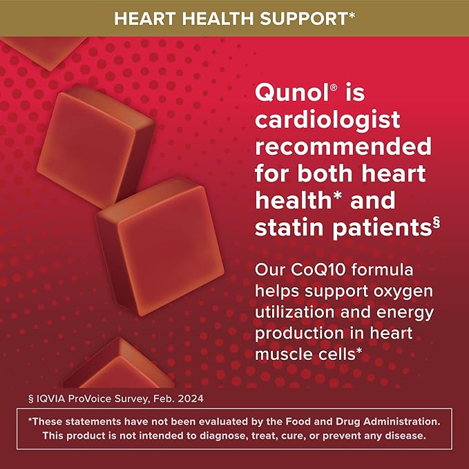 Qunol CoQ10 200mg Soft Chews,Extra Strength & Ultra High Absorption Coenzyme Q10 Supplement,#1 Cardiologist Recommended Supplement for Heart Health,90 Count (Pack of 2)