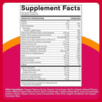 SmartyPants Organic Women's Multivitamin Gummies: Biotin, Probiotics, Methylfolate, Omega 3 (ALA), Vitamin D3, C, Vitamin B12, B6, A, K & Zinc, Inositol, Gluten Free, 120 Count (30 Day Supply)