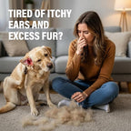 Yeast Infection Treatment for Dogs - Soothing Ear & Skin Relief for Itch & Inflammation, Natural Dog Allergy Support