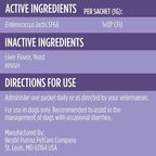 Purina Pro Plan Veterinary Supplements FortiFlora Daily Probiotics for Dogs,Helps Digestive Gut Health and Diarrhea - 30 ct. Box,(Pack of 2)