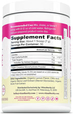 Micronized Creatine Monohydrate Powder – 5g per Serving, Creatine Supplement | Support ATP Boost Strength, Lean Muscle & Recovery | No Sugar, Dyes, or Fillers | Superior Mixing - Lemonade, 50 Servings