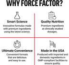 Force Factor Amazing Ashwa for Stress Relief, Memory, Focus, and Immune Support Health, Ashwaganda Supplement with KSM-66 Ashwagandha for Stress, 180 Soft Chews