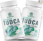 TUDCA Liver Supplements 1100mg, 3rd Party Tested Ultra Strength Bile Salt TUDCA Supplement, Liver Support for Detox Cleanse and Repair, 120 Capsules
