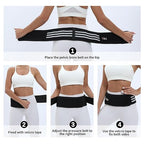 S-XXL Sacroiliac SI Joint Hip Belt for Women Men-Alleviate Sciatica|Pelvic|Back|Lower Back Support, Pelvic Support Belt, Adjustable Sciatica Lumbar Pain Relief, Trochanter Belt(Black,L,Hip Size 43‘’-56‘’)