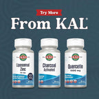 KAL Activated Charcoal Capsules, Cleansing Support, 500 mg Preferred Non-GMO Coconut-Shell Detox Formula, Vegan and Lab Verified, 25 Servings, 50 VegCaps